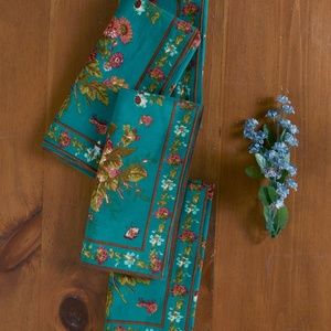 April Cornell Napkin Set/4 Artist Garden NWT